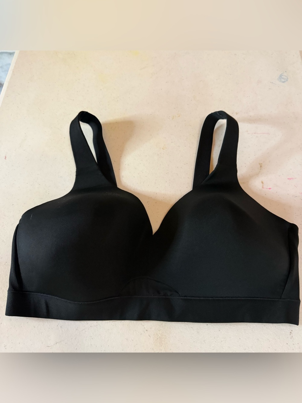 Cacique Lane Bryant Black Lightly Lined Wireless Comfort Bra 40D